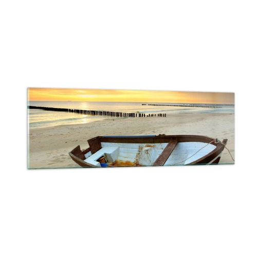 Obraz na szkle - Nie ma piękniejszych plaż - 90x30 cm