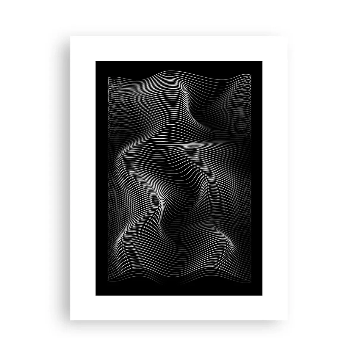 Plakat - Taniec światła w przestrzeni - 30x40 cm
