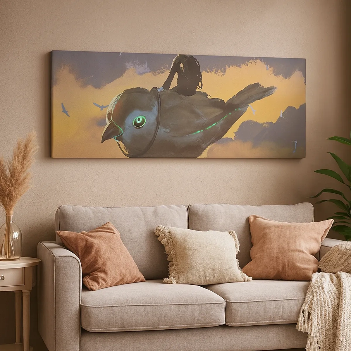 Obraz na płótnie - Przystanek w fantastycznej podróźy - 30x30 cm