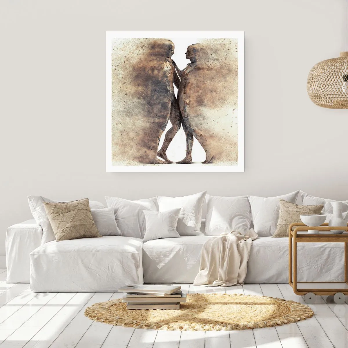 Plakat - Z prochu powstali, by kochać - 30x30 cm