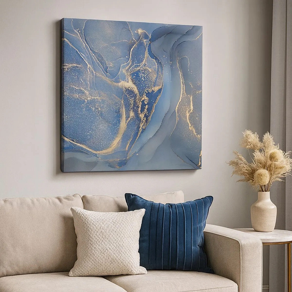 Obraz na płótnie - Złoty pył - 30x30 cm