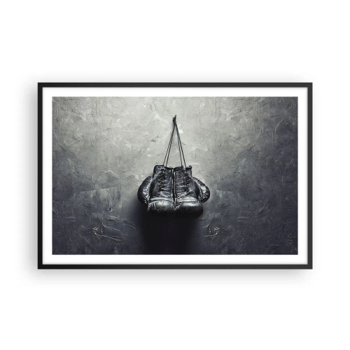 Plakat w czarnej ramie - Czas walki i czas pokoju - 91x61 cm