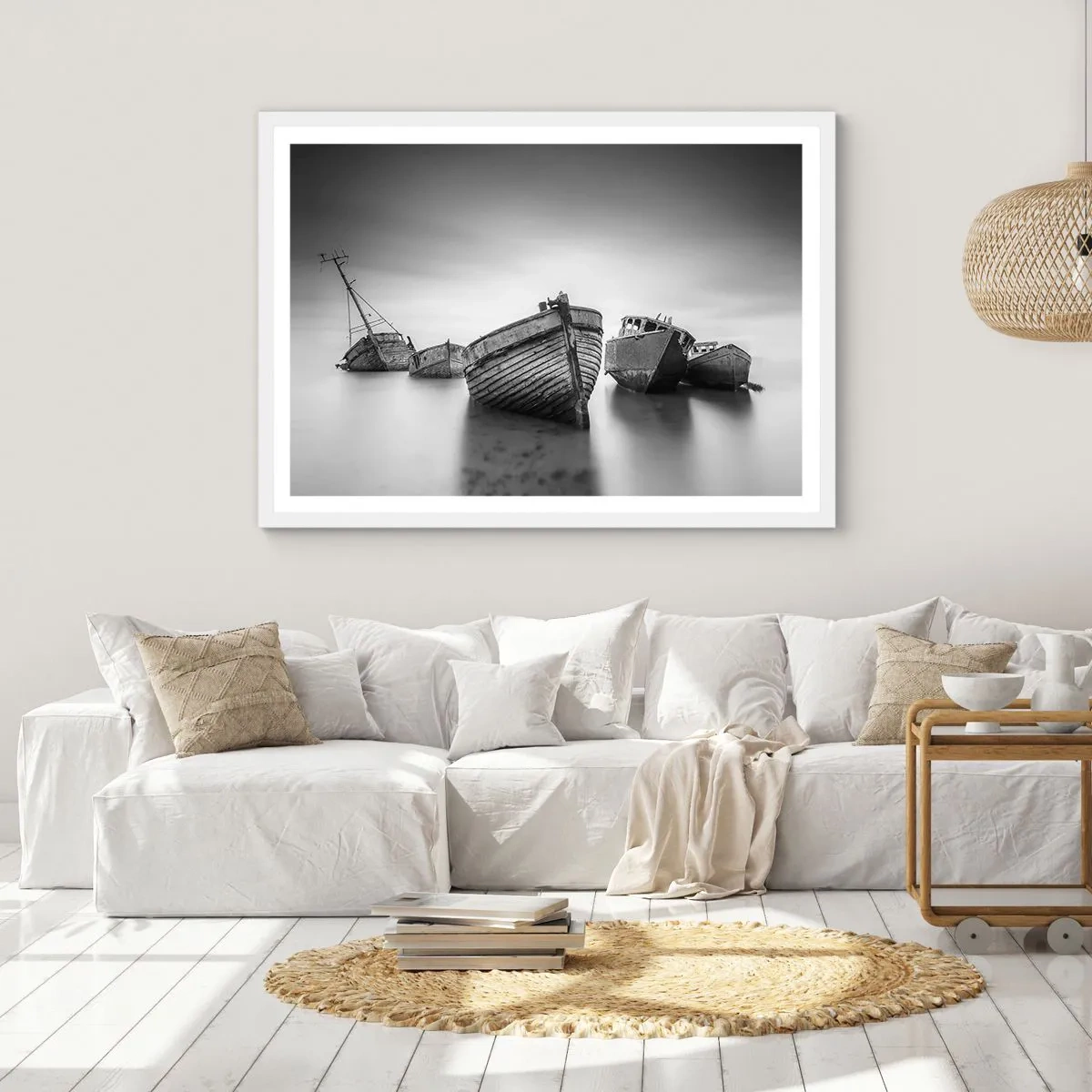 Plakat w białej ramie - Już tylko wspomnienia… - 40x30 cm