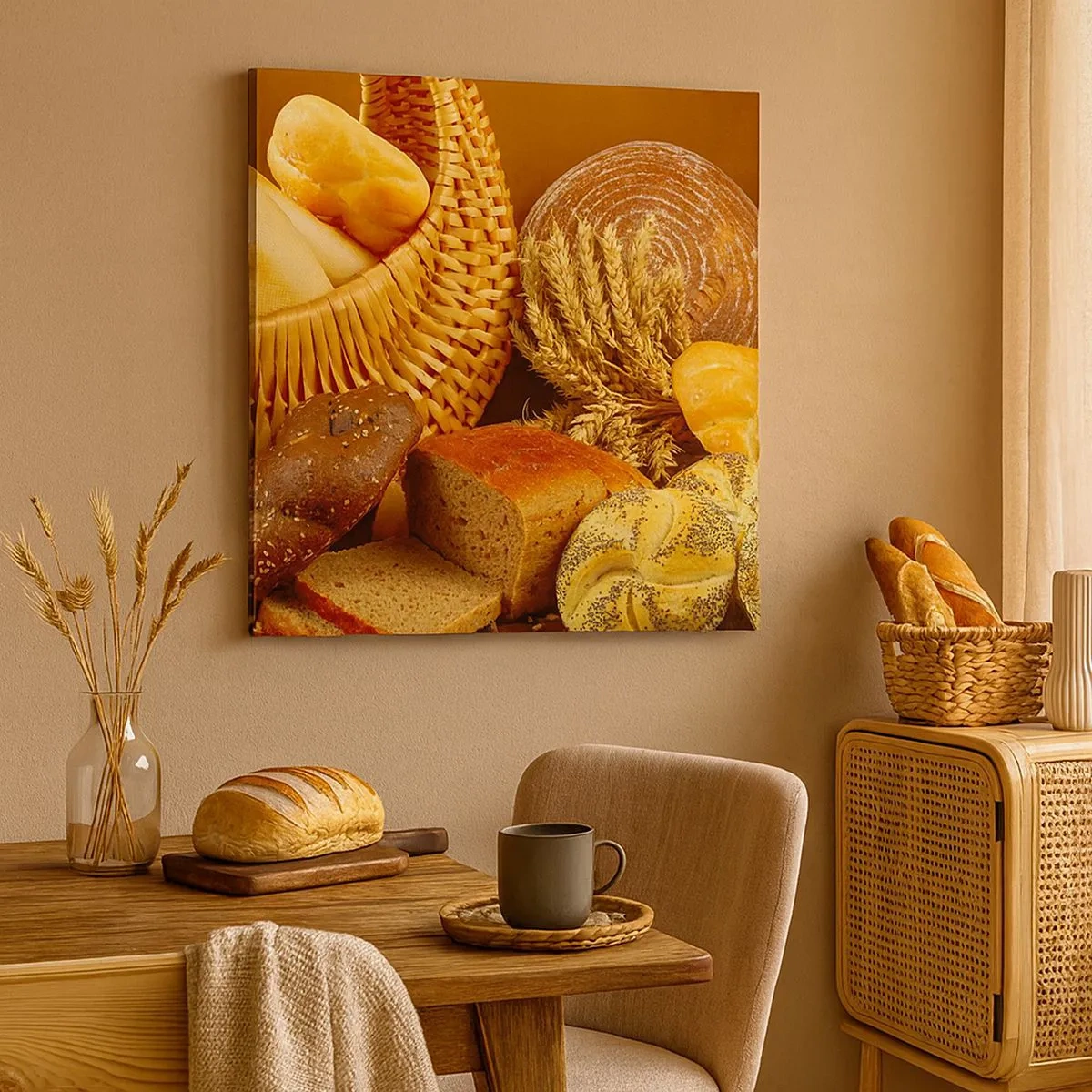 Obraz na płótnie - Znowu się nam upiekło - 30x30 cm