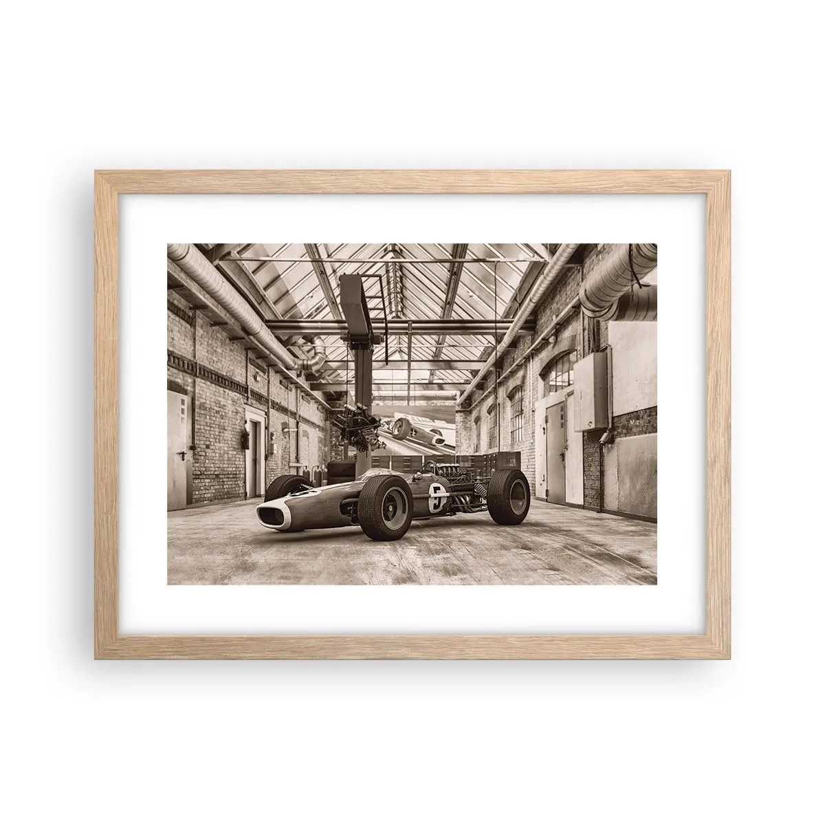 Plakat w ramie jasny dąb - Odpoczynek zwycięzcy - 40x30 cm