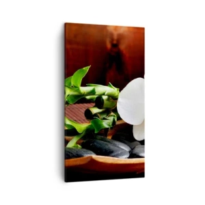 Obraz na płótnie - Poddaj się dotykowi natury - 45x80 cm