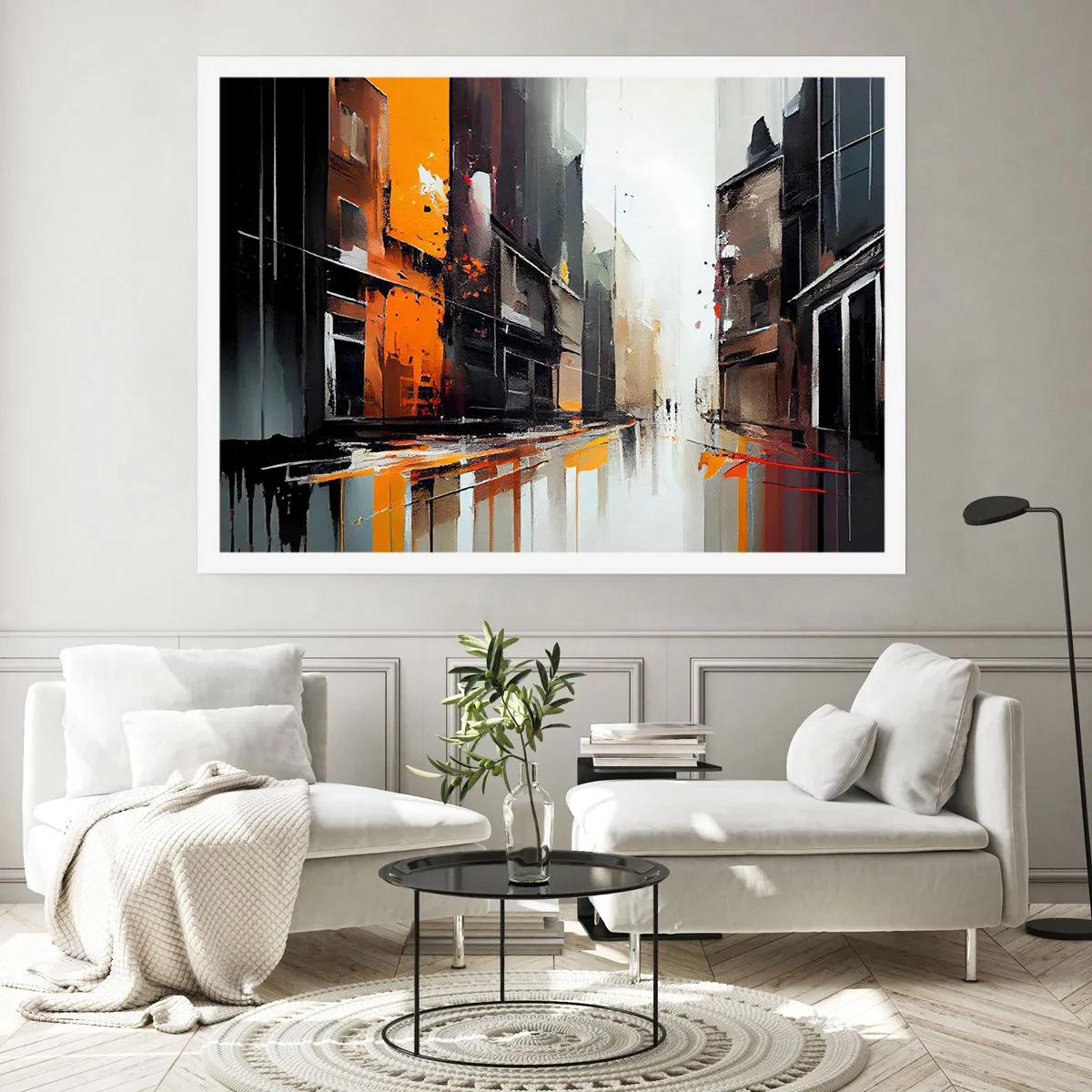 Plakat - Deszczowy dzień - 91x61 cm