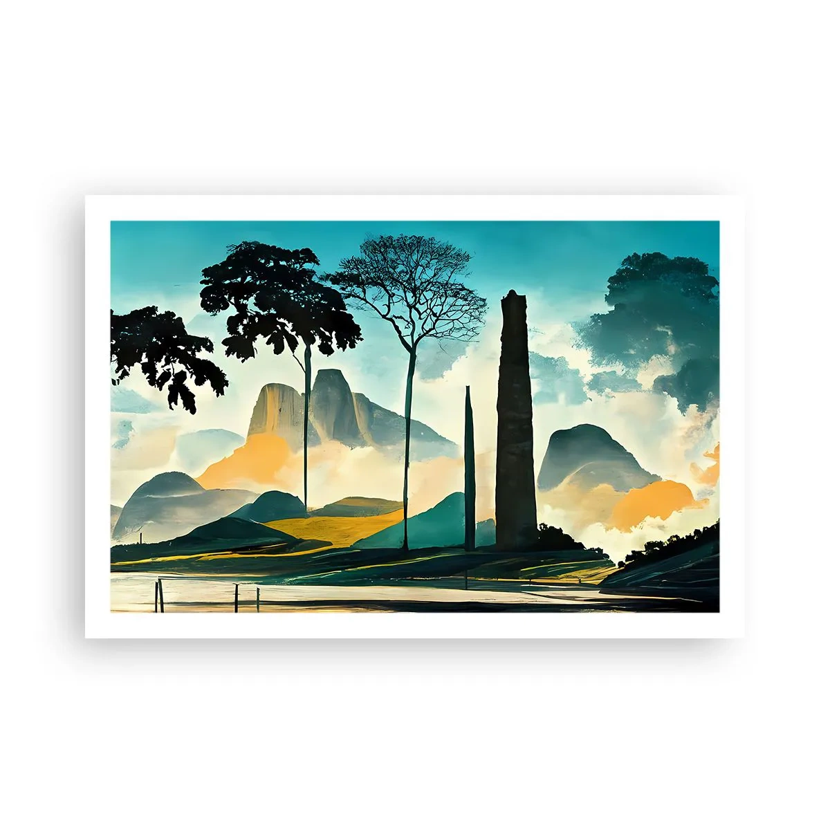 Plakat - Wciąż wyżej i wyżej - 91x61 cm