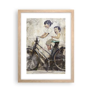 Plakat w ramie jasny dąb - Prawda czy fałsz? - 30x40 cm