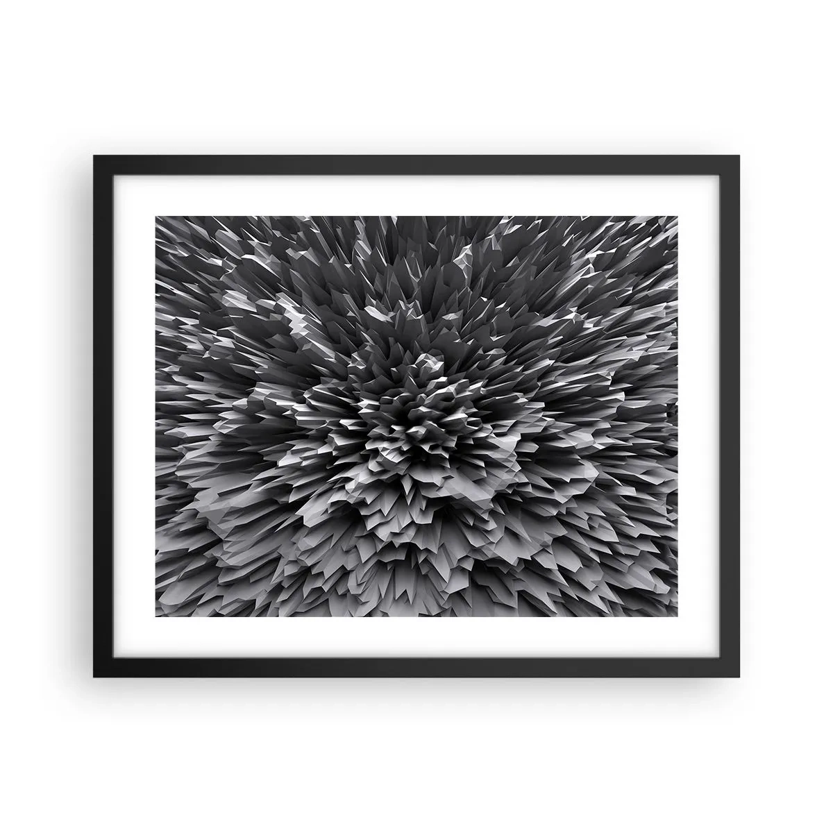 Plakat w czarnej ramie - Już ostrzej się nie da - 50x40 cm