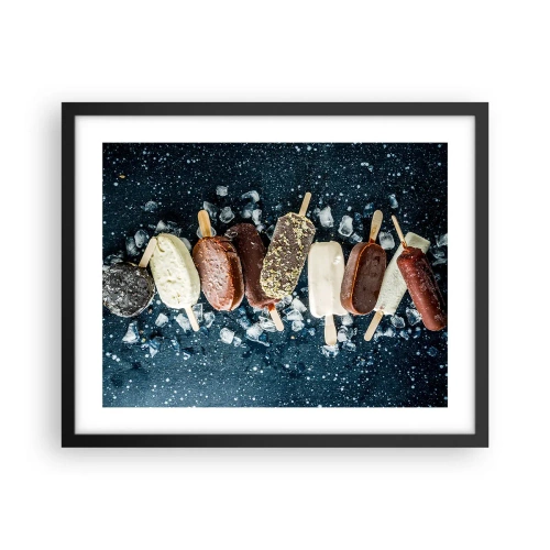 Plakat w czarnej ramie - Smak gorącego lata - 50x40 cm