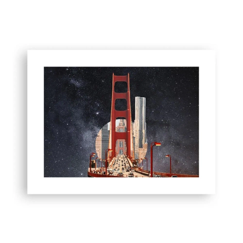 Plakat - Zawsze w centrum - 40x30 cm