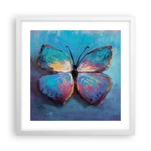 Plakat w białej ramie - W pełnej krasie - 40x40 cm