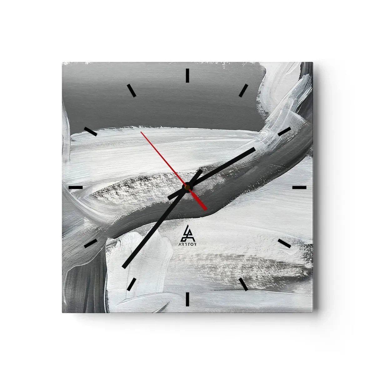 Zegar ścienny - Zdecydowanym ruchem - 40x40 cm