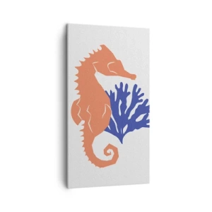 Obraz na płótnie - Na podwodnej łące - 45x80 cm