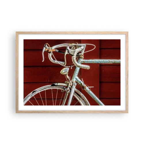 Plakat w ramie jasny dąb - Stworzony do zwycięstw - 70x50 cm