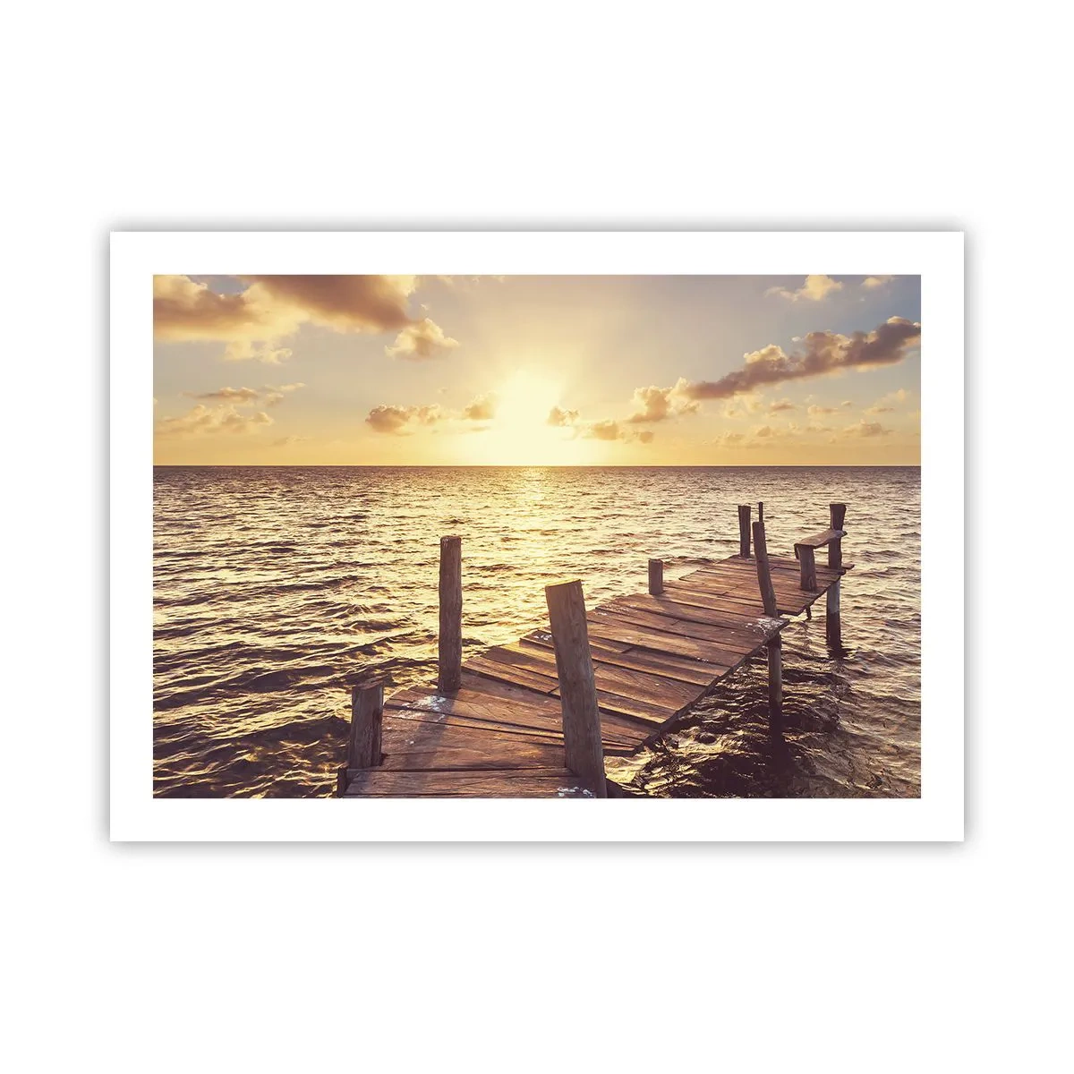 Plakat - Złota kraina łagodności - 70x50 cm