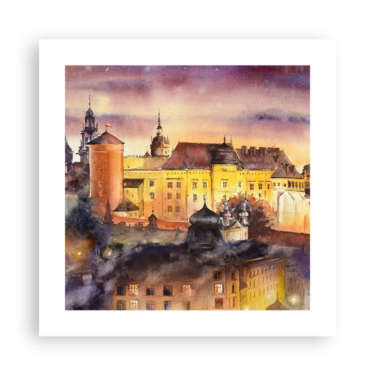 Plakat - Historia i baśń - 40x40 cm