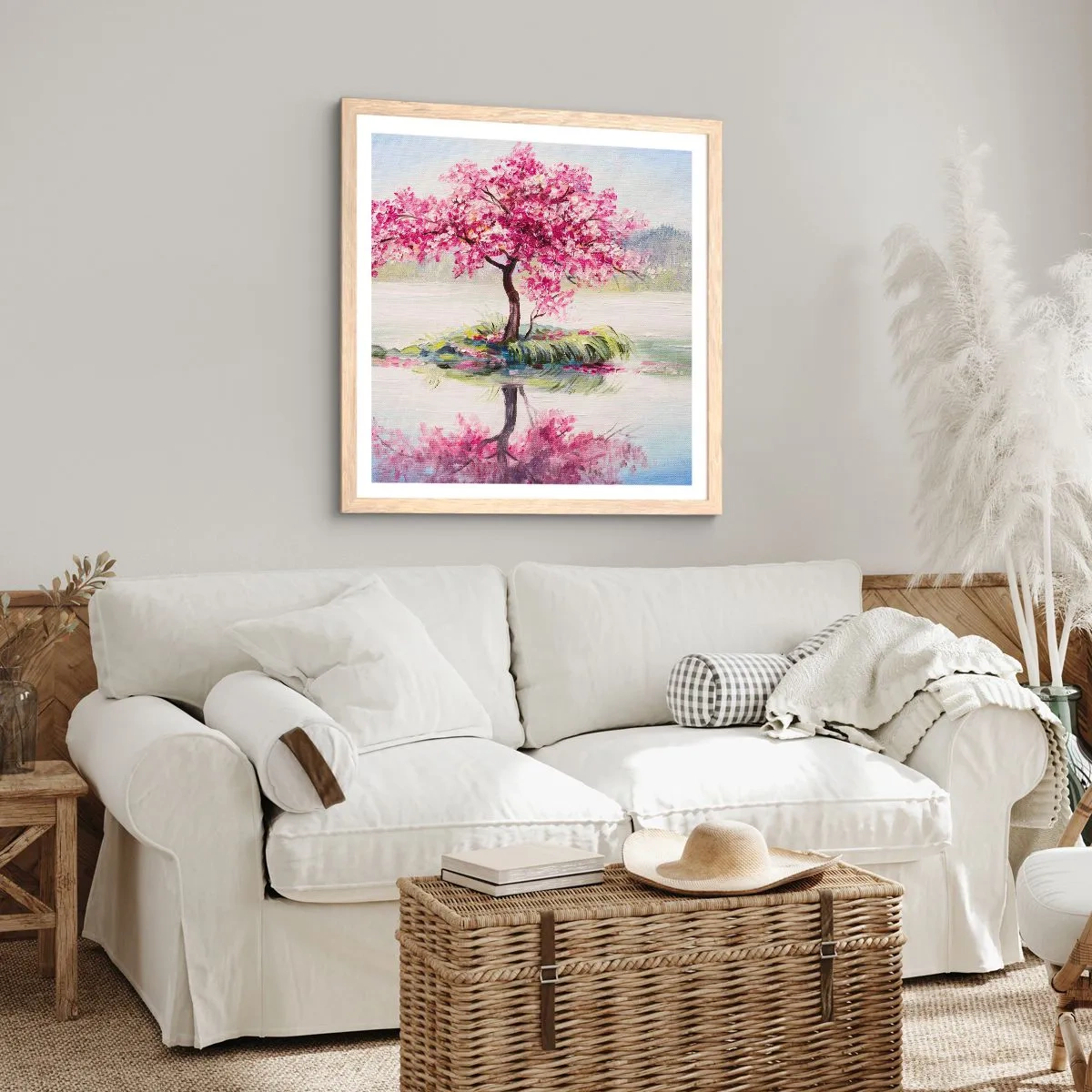 Plakat w ramie jasny dąb - Święto wiosny - 50x50 cm