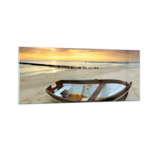 Obraz na szkle - Nie ma piękniejszych plaż - 100x40 cm