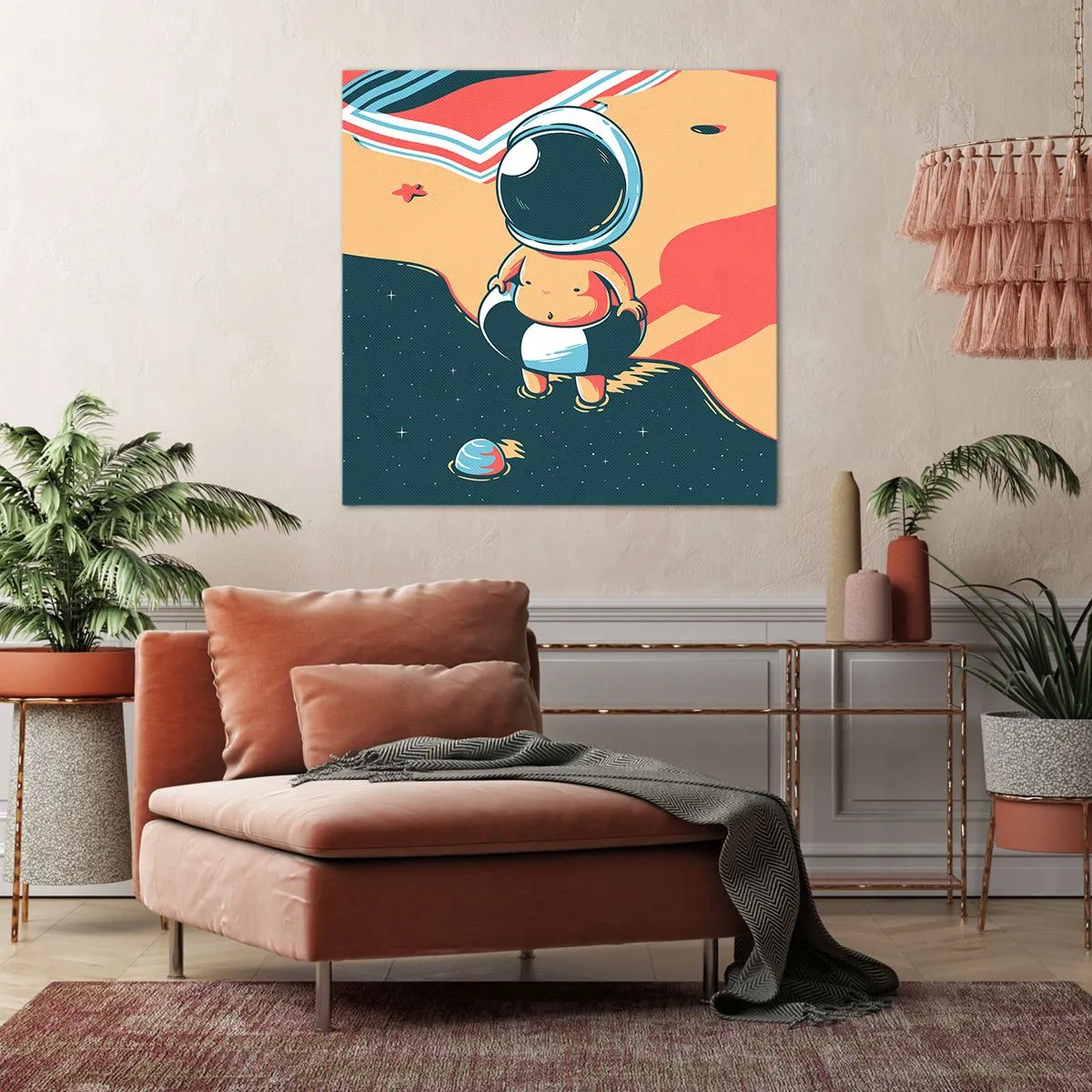 Obraz na płótnie - Z innej perspektywy - 40x40 cm