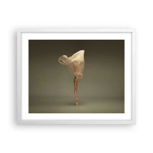 Plakat w białej ramie - Zaraz wzleci - 50x40 cm