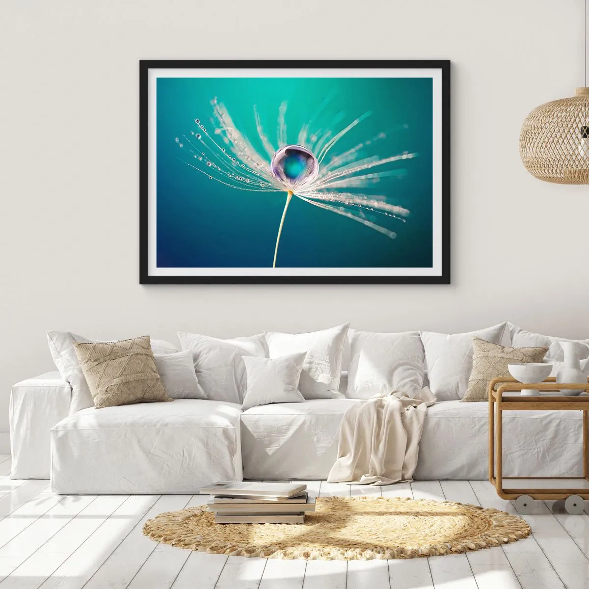 Plakat w czarnej ramie - Mistyczna chwila - 40x30 cm
