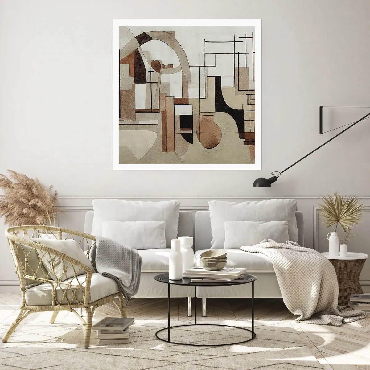 Plakat - Pejzaż miejski 2.0 - 30x30 cm