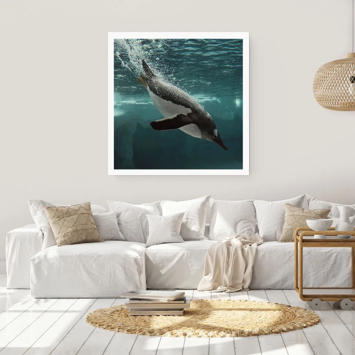 Plakat - Witaj w moim świecie - 40x40 cm