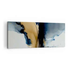 Obraz na płótnie - Za zasłoną - 100x40 cm