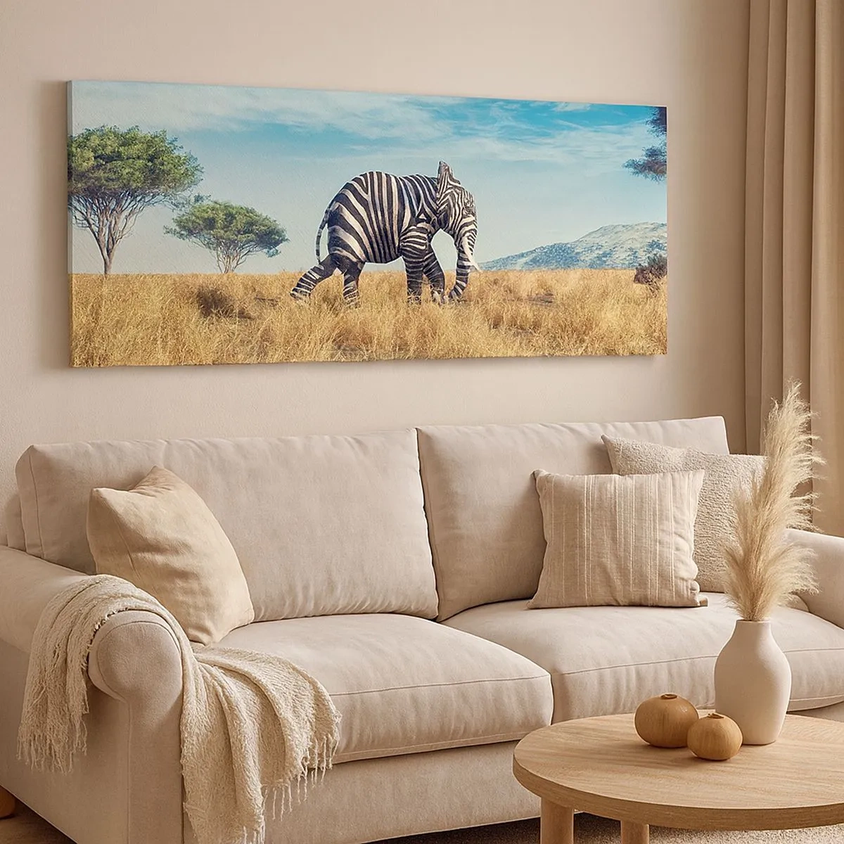 Obraz na płótnie - Szarość już niemodna - 100x40 cm