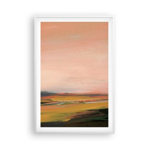 Plakat w białej ramie - W różowej tonacji - 61x91 cm