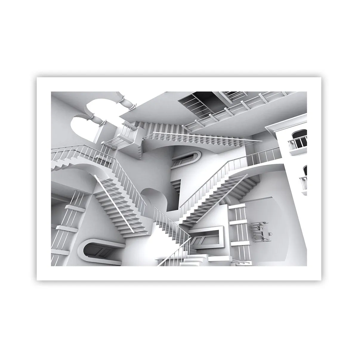 Plakat - Paradoksy przestrzeni - 70x50 cm