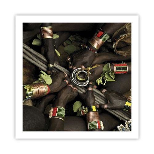 Plakat - Jesteśmy razem - 60x60 cm