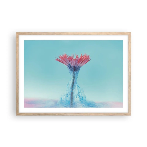 Plakat w ramie jasny dąb - W ożywczym objęciu - 70x50 cm