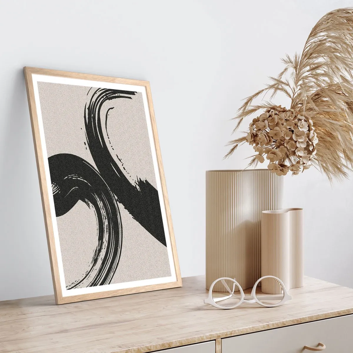 Plakat w ramie jasny dąb - Zamaszyście i koliście - 61x91 cm