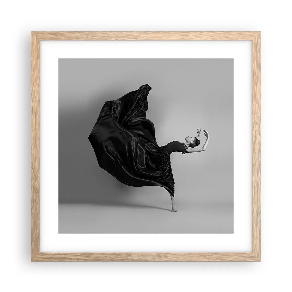 Plakat w ramie jasny dąb - Uskrzydlona muzyką - 40x40 cm