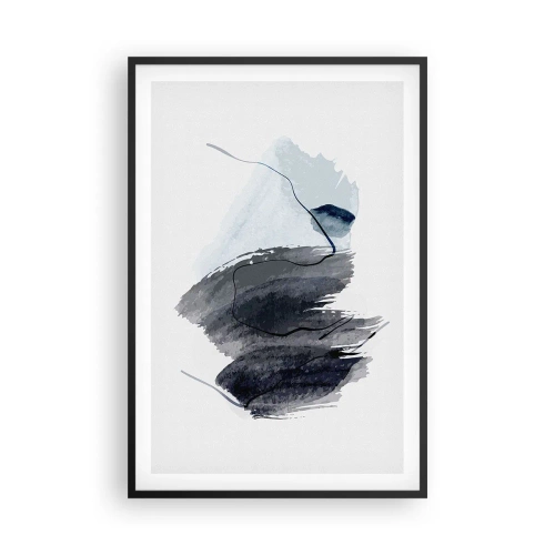 Plakat w czarnej ramie - Intensywność i ruch - 61x91 cm