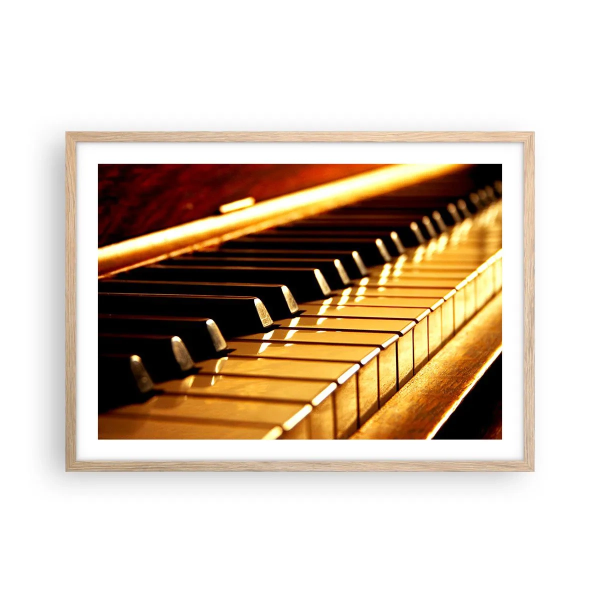 Plakat w ramie jasny dąb - Nieograniczone możliwości - 70x50 cm