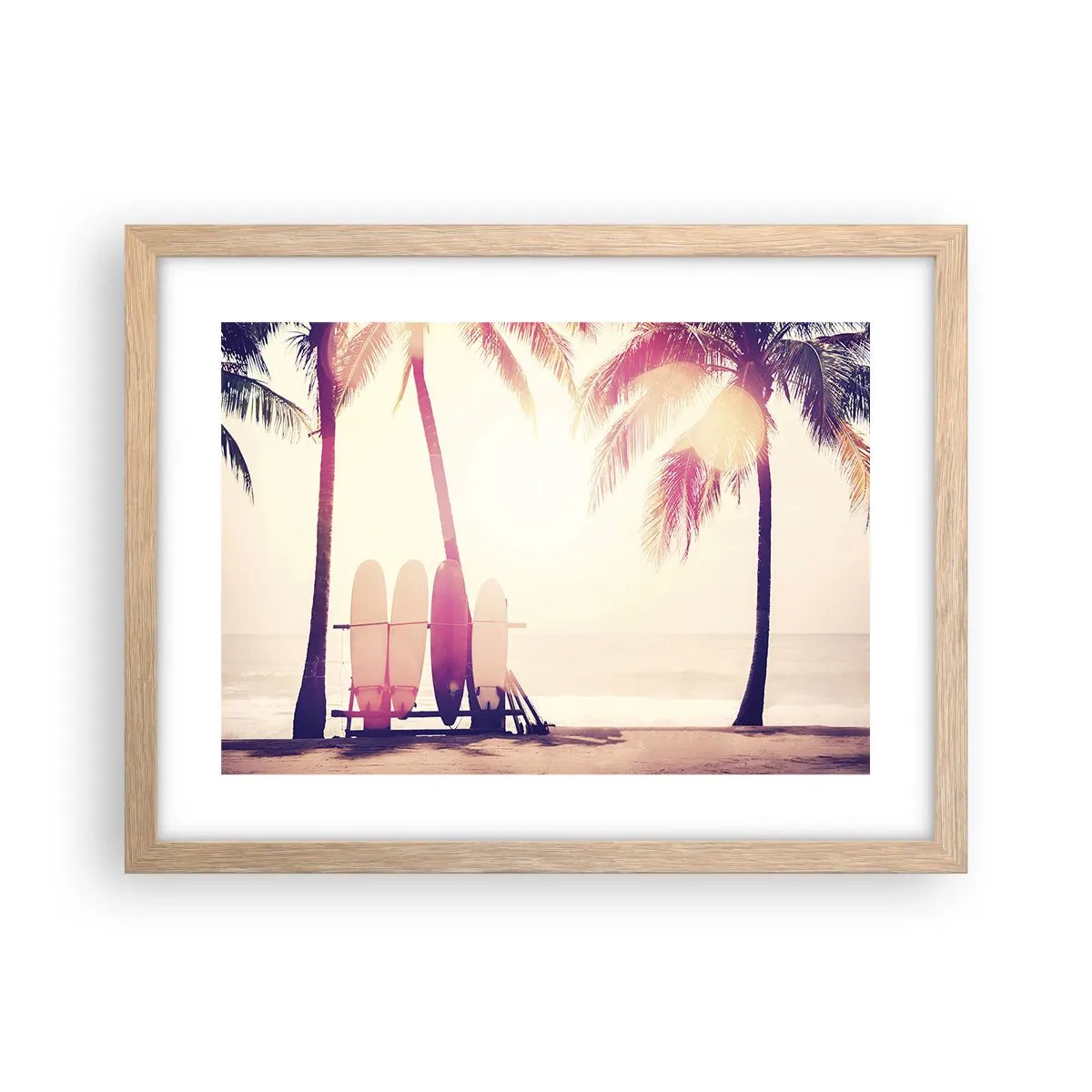 Plakat w ramie jasny dąb - To będzie wspaniały dzień - 40x30 cm