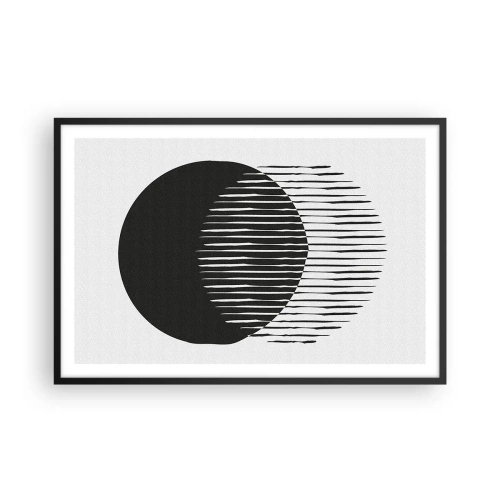 Plakat w czarnej ramie - Jego alter ego - 91x61 cm