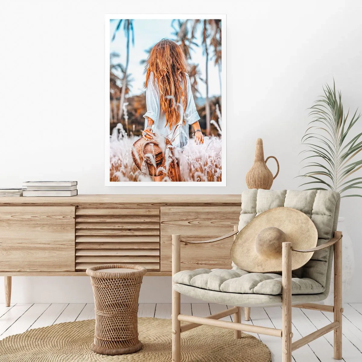 Plakat - Zrodzona z puchu traw - 30x40 cm