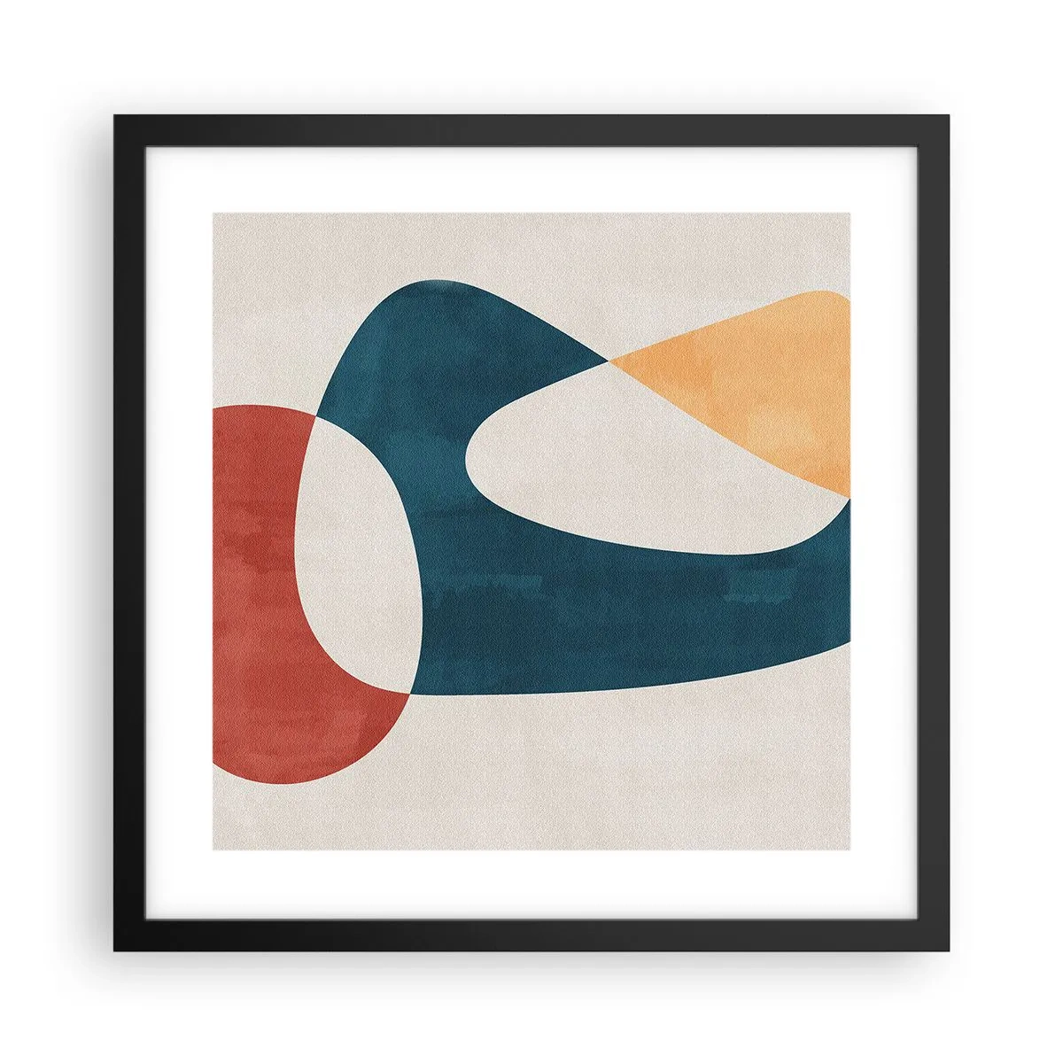 Plakat w czarnej ramie - Wpływy i metamorfozy - 40x40 cm