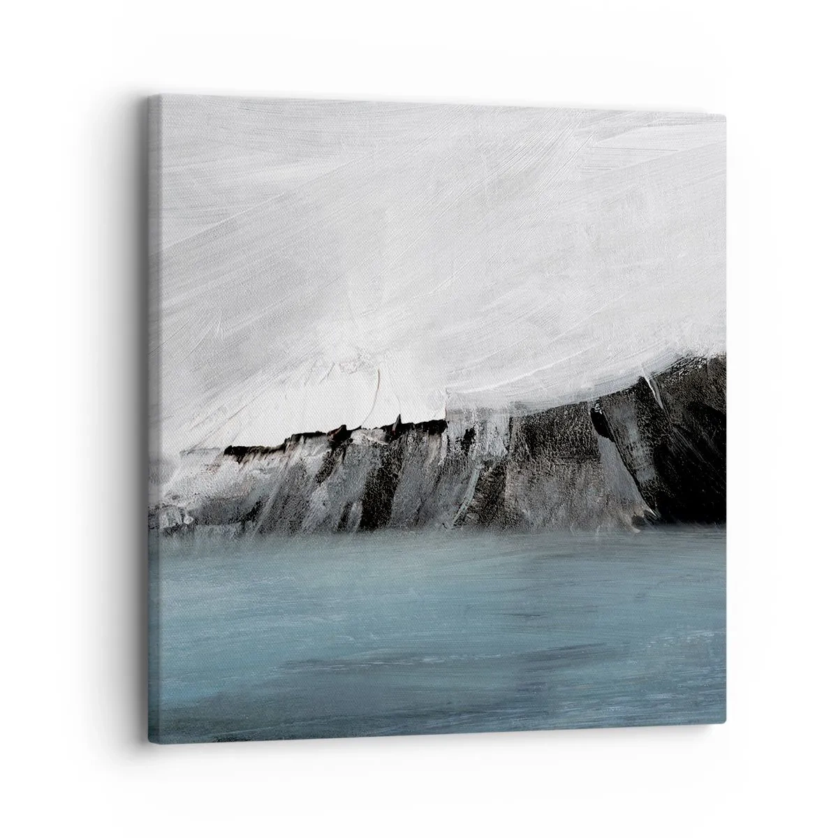 Obraz na płótnie - Woda – ziemia: starcie żywiołów - 30x30 cm