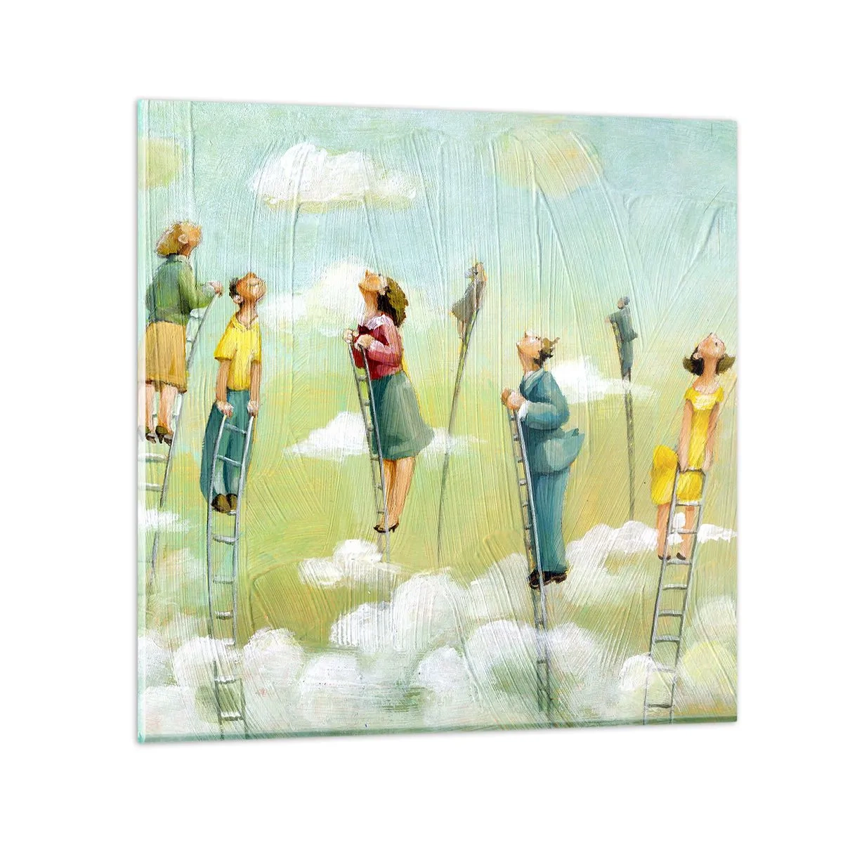 Obraz na szkle - Za swoim marzeniem - 40x40 cm