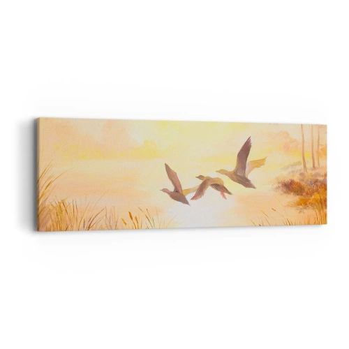 Obraz na płótnie - Początek dalekiej podróży - 90x30 cm