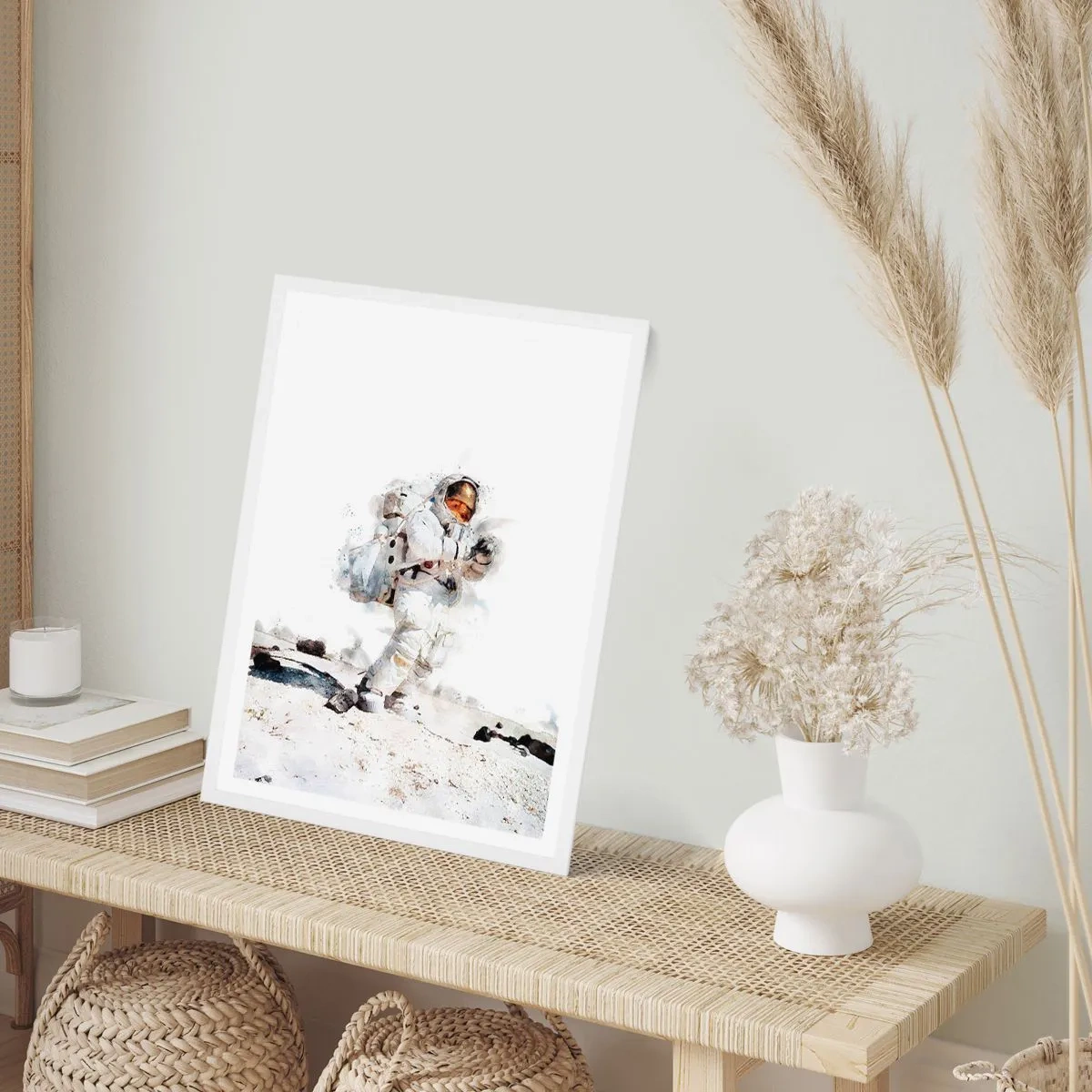 Plakat w białej ramie - Wysłannik Ziemi - 50x70 cm