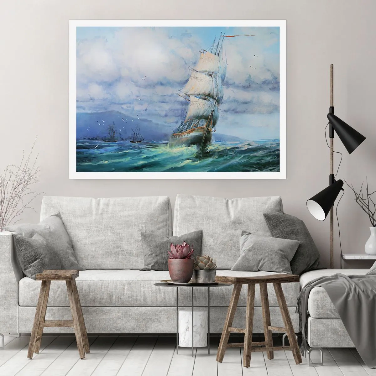 Plakat - Pomyślnych wiatrów - 70x50 cm