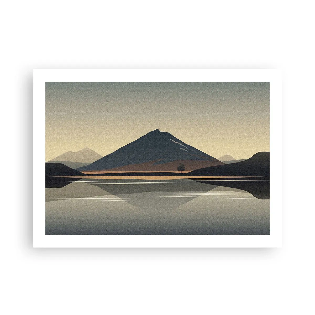 Plakat - Lustrzane odbicie - 70x50 cm