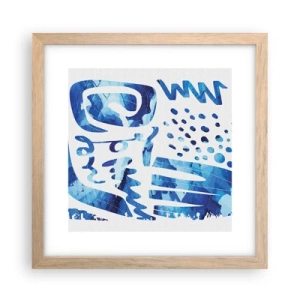 Plakat w ramie jasny dąb - Powrót do korzeni - 30x30 cm